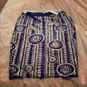 Glitter, sparkle, party skirt